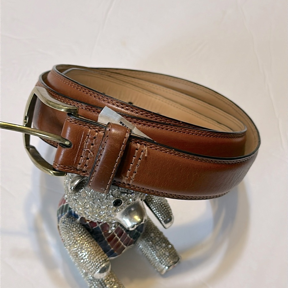 Land’s End leather belt